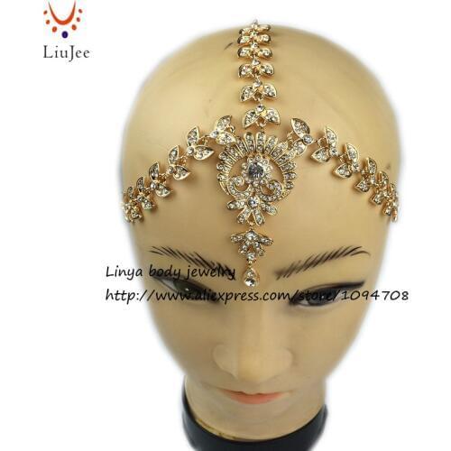 HC-192 Diamante head band hair jewelry wedding bridal head Jewelry birthday boho