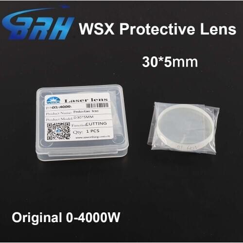 BRH original WSX Laser Protective Windows 30*5mm 1064nm Lenses for WSX Fiber Laser Head NC30 KC13 HSG Laser 0-4000W