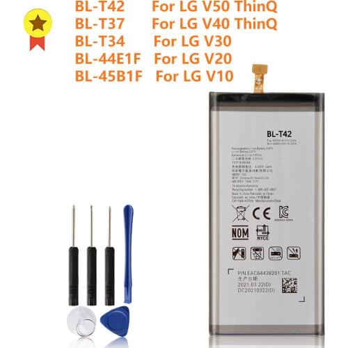 Original Phone Battery For LG V50 ThinQ 5G V40 ThinQ Q710 V30 H930 V20 H990N V10 H961N LS998 Q8 2018 Version Batteries