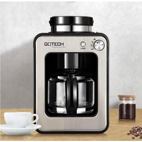 Fully automatic freshly ground coffee machine, household American mini small coffee grinder, office American drip coffee machine