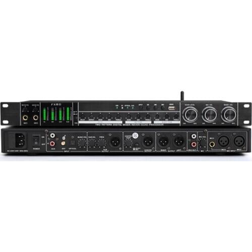 Professional KTV digital pre-stage effector Karaoke stage performance reverberator Anti-howling equalization processor