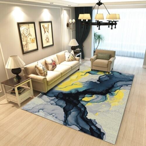 Rectangular gold diamond velvet living room coffee table sofa carpet bedroom bedside entrance hall entrance mat custom