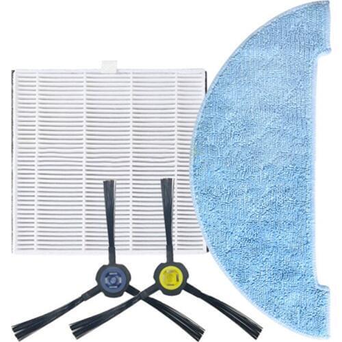 Robot Vacuum Cleaner HEPA Filter Side Brush Mop for Ilife V8 V8s X750 A7 X800 X785 V80 Robotic Vacuum Cleaner Accessories Parts