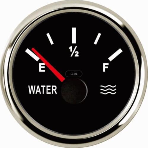 SAMDO 0-190ohm Water Liquid Level Gauge 52mm Universal 2" Water Level Meter For Yachts Vessels Marine Boat 9-32V