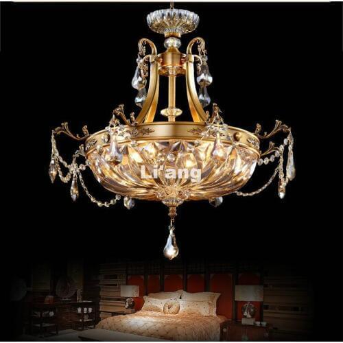Modern Bronze D58cm H63cm E14 LED European Style Aisle Bedroom Study Balcony Ceiling Lamp Simple Circle Bronze LED Ceiling Light