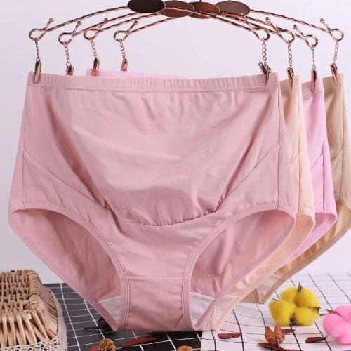 150KG high waist belly lift pregnant women panties early pregnancy early late cotton large size fat100 KG Belly Lift Underwear