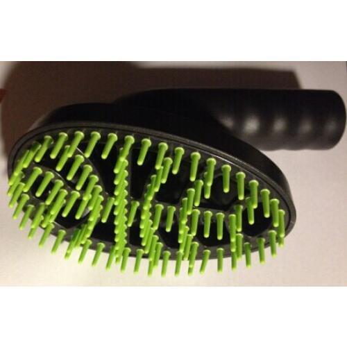 Hot sale universal type 32mm 36mm black Plastic Vacuum cleaner pet brush dog comb brush dead hair cleaner silicone teeth