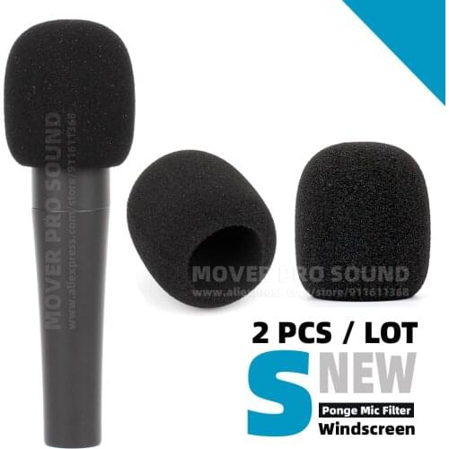 Windshield Sponge Windproof Foam Mic Cover Wind Shield For SHURE SM 57 SM57 LC Microphone Windscreen Anti Pop Filter Screen