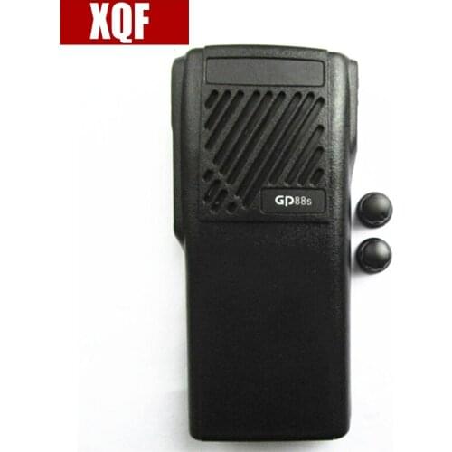 XQF New Housing Case Front Cover Shell Surface +Knob Hat For MOTOROLA GP88S Two Way Radio