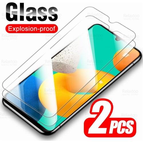 2pcs Tempered Glass For Samsung Galaxy M32 Protective Glass Screen Protector Sumsung M 32 32M SM-M325F Safety Cover Phone Film