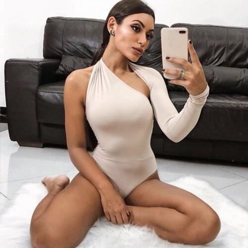 2021 Summer Sexy Bodysuit Bodycon Tank Top Solid Strapless Knitted Bodysuits Body Tops For Women Sheath Skinny Rompers Female
