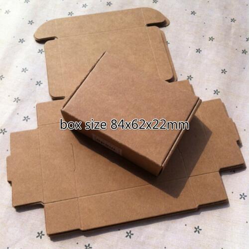2018 New Gift Bag 50pcs 8x6x2/11x6x2/15x8x1 /17x9x1 /18x10x1.7 /10x9x3cm Retro Kraft Paper Packaging Box, Wedding Party Favour