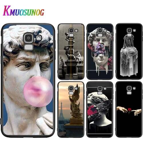 Michelangelo Art Statue For Samsung Galaxy J2 J3 J4 Core J5 J6 J7 J8 Prime duo Plus 2018 2017 2016 Silicone Phone Case