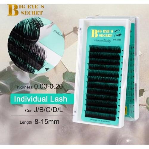 Big eyes secret luxury Eyelash Extension Makeup Cilios Individual Lashes Premium Natural Synthetic Mink Lashes Extension