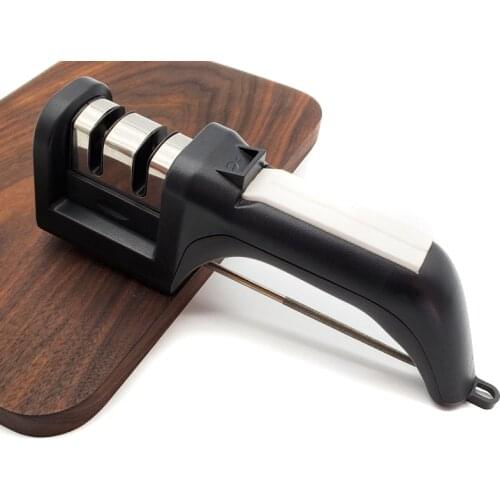 Four stage tungsten diamond ceramic white corundum fishhook sharpening stone kitchen knife sharpener outdoor knife grinder