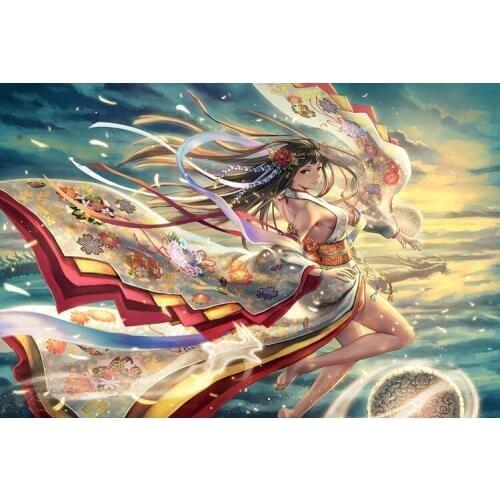 Beauty girl The wooden puzzle 1000 pieces ersion jigsaw puzzle white card adult childrens educational toys