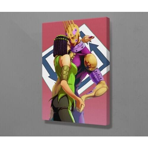 Ermes Costello Stand Kiss JoJos Bizarre anime poster Canvas Wall Art Decoration prints for Home bedroom decor Painting