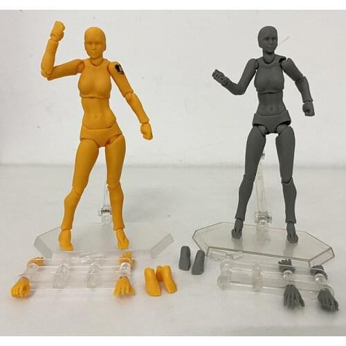 Figma BODY KUN BODY CHAN Action Figure Archetype She He Ferrite Collectible Model Toy Doll with Stand