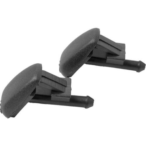 1 Pair Car Black Plastic Windshield Windscreen Wiper Spray Jets Nozzles 61601384859 for BMW 3 Series E36 Auto Accessories