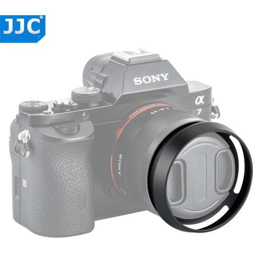 JJC Metal Circle Lens Hood Protector for SONY DSC-RX1/RX1R/RX1R II Digital Camera Replaces LHP-1