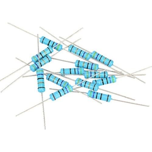 20pcs 2W Metal film resistor 1R ~ 1M 100R 220R 330R 1K 1.5K 2.2K 3.3K 4.7K 10K 22K 47K 100K 100 220 330 1K5 2K2 3K3 4K7 ohm