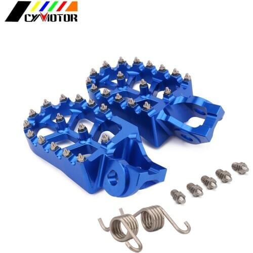 Motorcycle Foot Pegs For KTM Husqvarna 85 SX 125 150 150 XC-W 250 SX-F XC-F 300 XC XC-W 450 SX-F XC-F TC 85 125 250 350 450