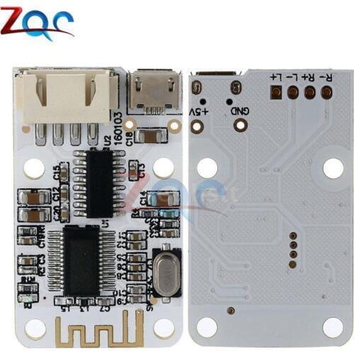 DC 5V Micro USB Power 3W+3W Bluetooth 4.0 Audio Receiver Board Wireless Digital Mini Bluetooth Amplifier Module 3W*2 For Speaker