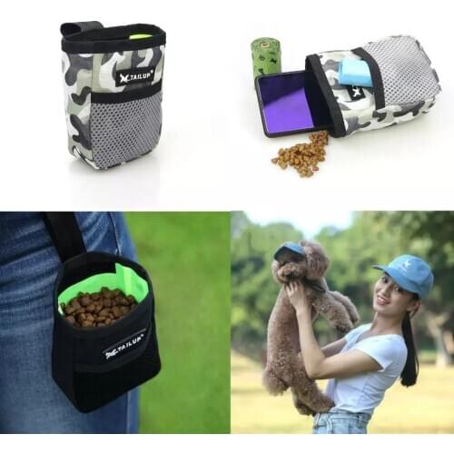 Portable Training bag Dog Pet Snack Bag Supplies Strong Wear Resistance Large Capacity Puppy Snack Reward Waist Bag For Dog Cat