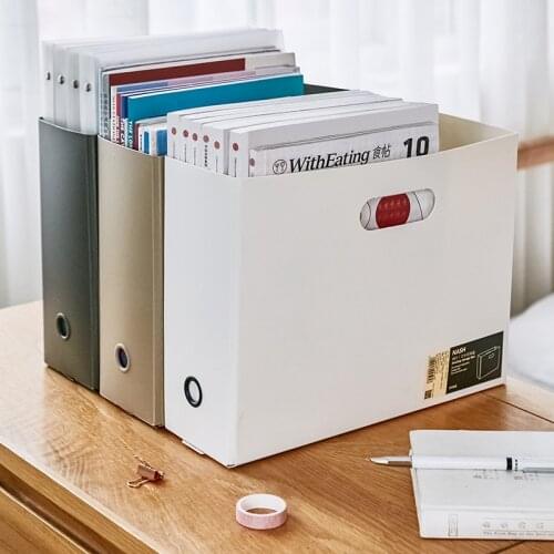 PP Plastic Foldable Book Holder Shelf Bookends Students Desk Magazine File Holder A4 Organizer Office Book Support Stand Rack