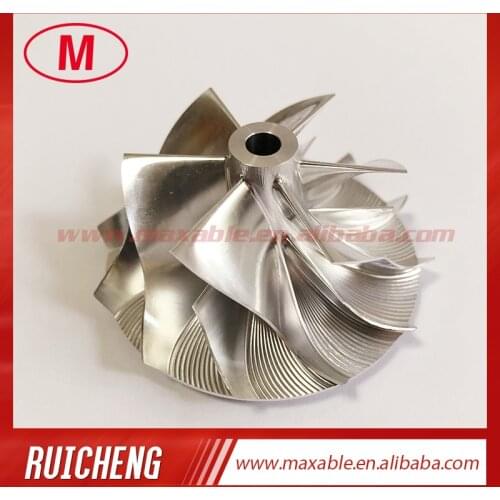 RHF5 41.90/54.00mm 6+6 blades high performance turbo aluminum 2618/Milling/billet compressor whe