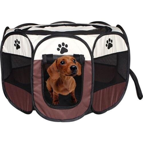 Removable and Washable Folding Octagonal for Dogs, Pet Fence, Oxford Cloth Dog Tent, Waterproof and Scratch Resistant Fence