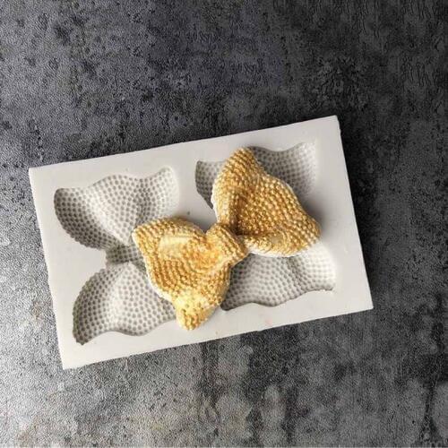 Aouke sugar art bow silicone mold soft candy tool decoration chocolate cake mold clay mold C061