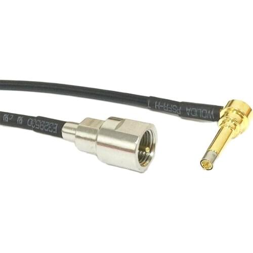 FME Male Female to MS156 Male 90 Degree RA Connector Coax cable Jumper Cord RG174 20cm wholesale for 3G USB Modem