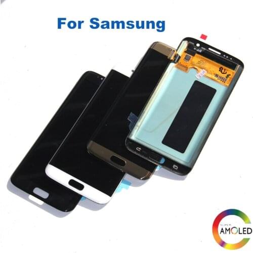 Super AMOLED For Samsung Galaxy S7 Edge G935F G935A G935FD Lcd Display with Touch Screen Digitizer Repair Parts