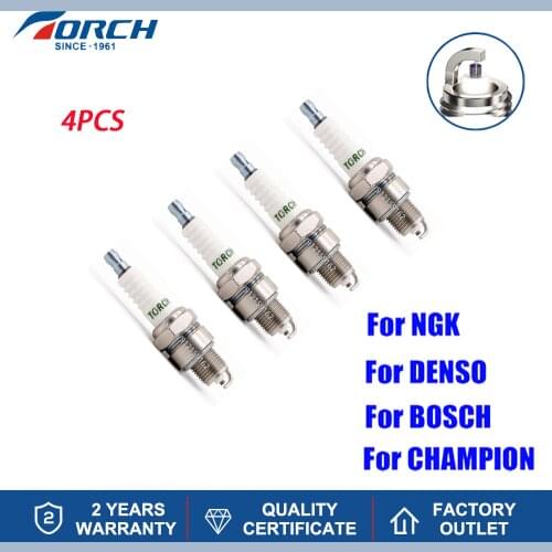 China Original Spark Ignition Candle TORCH E6TC Replace Glow Plugs NGK Bosch W200T35 Champion L66Y Denso IWF20