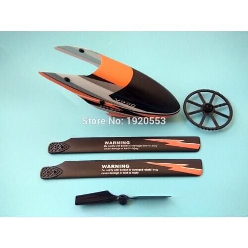Wltoys V950 Canopy Head Cover Gear Main Rotor Blades Tail Blade Spare Parts For Wltoys V950 2.4G Remote Control RC Helicopter