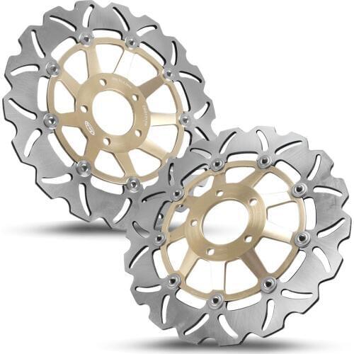 2Pcs Motorcycle Front Brake Disc Rotors Disk Set For Suzuki GSXR1100 GSXR750 1988-2000 GSXR 750 1100 LIMITED EDITION 750