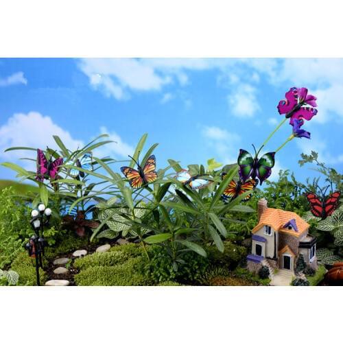 20pcs/lot Butterfly Animal Wall Stickers Comfortable life New Landscaping Decoration Heart Shaped Decals for Kids Craft KS 036