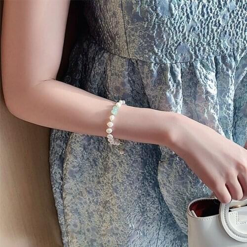 Baroque Pearl Women Bracelets On Hand Bangles Jewelry Chain Girls Korean Fashion Female Popular Now New 2021 Vintage Classic