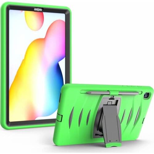 Stand Cover For Samsung Galaxy Tab S6 Lite Case 10.4 Inch 2020 P610 P615 Funda Hybrid Armor Shockproof Tablet Protect Shell+Pen