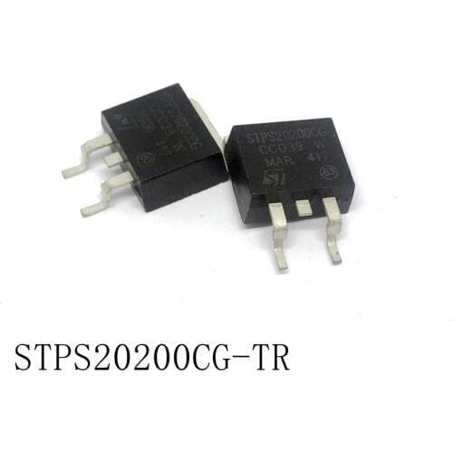 Schottky diode STPS20200CG-TR TO-263 20A/200V 10pcs/lots new in stock