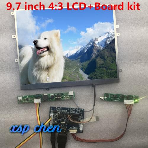 9.7 "inch 1024*768 HD scherm 4:3 LCD Controller LP097X02 LTN097XL01 monitor driver board HDMI VGA 2AV voor Raspberry Pi