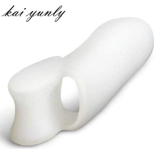 Kai yunly 2PCS Gel Silicone Bunion Corrector Toe Protector Straightener Separator Aug 30