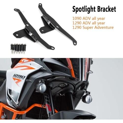 For 1090 1290 Adventure All Year Motorcycle Spotlight Bracket Holder Spot Light Mount 1090 1290 Super ADV R S 2017 2018 2019