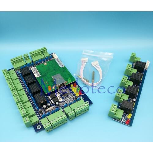 Best Quality TCP/IP rfid Access Control System Four Door one way Rfid Door Access Control Panel Board +Alarm Expansion Board L04