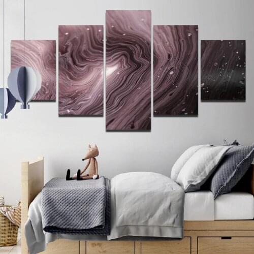 Minimalist Brown Wooden Pattern Abstract Art Modern Nordic Decorative Poster Canvas Printing Painting Home Living Room Decoratio