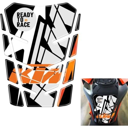 Motorcycle Sticker Tank Pad For Ktm Duke 390 125 1190 Adventure Rc Exc 690 990 1290 200 Fuel Tank Stickers Protector Accessories