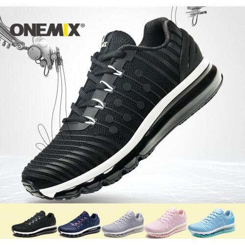 ONEMIX men running shoes Air cushion Sneakers men Breathable mens athletic shoes outdoor Sports trekking shoes men big size35-47