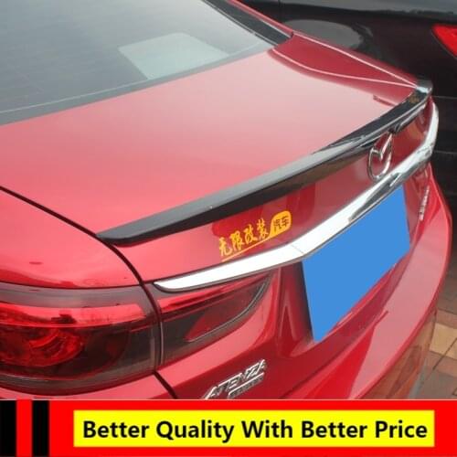 High Quality ABS Plastic Primer Color Car Tail Wing Rear Trunk Spoiler For Mazda 6 Atenza 2014 2015 2016 2017 2018 2019