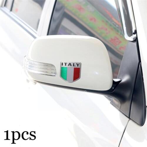 Stylish And Exquisite Aluminum Alloy Shield Styling Decor Doors Car Flag Italian Stickers Flags Italy Emblem Decals Nationa Q1L7
